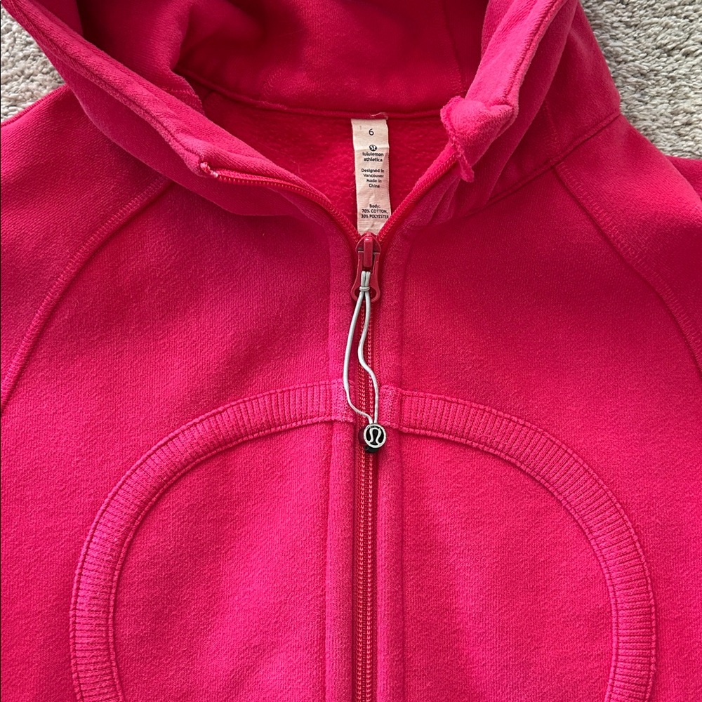 Lululemon Pink Hooded Zip-Up Jacket - Picture 6 of 7